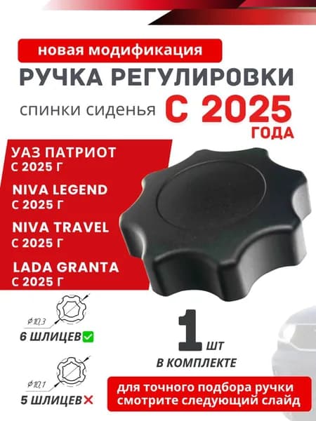 Ручка регулировки спинки Niva Travel , Lada granta , УАЗ патриот с 2025 года
