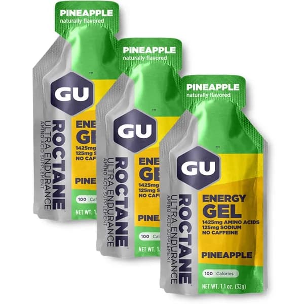 Гель энергетический GU Energy Roctane (без кофеина) Ананас 3шт x32гр