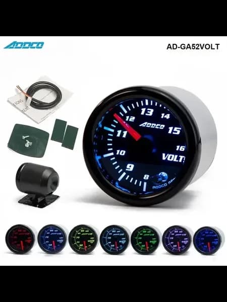 ADDCO 52 мм тахометр, 7 цветов, AD-GA52RPM
