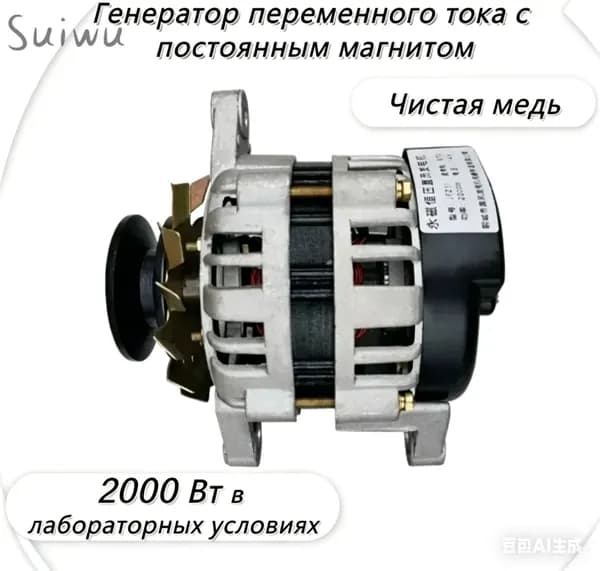 Малый домашний ролик с постоянным магнитом генератор переменного тока новая чистая медь