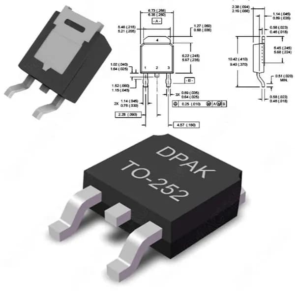 Микросхема LM317MDT T0252 YOUTAI (5шт)