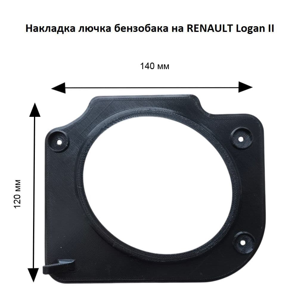 Накладка лючка бензобака на RENAULT Logan II