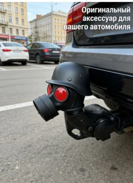 Украшение крюка прицепа/колпачок на фаркоп,Это удлиненный нос с ромбовидной текстурой