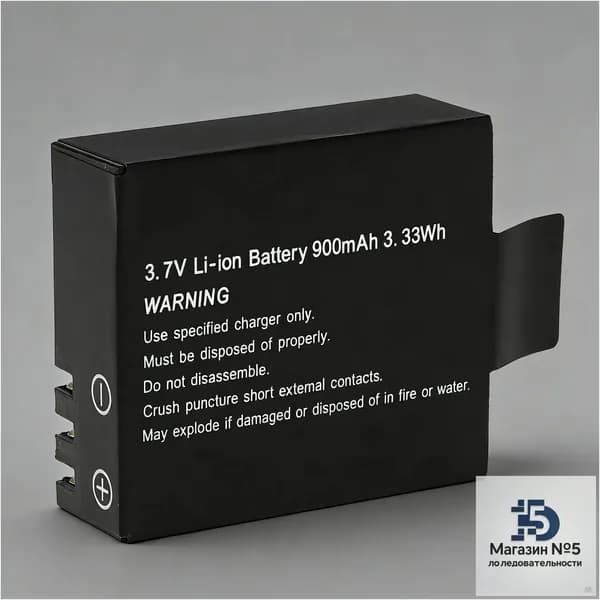 Аккумулятор SJCAM 900mAh, премиум для SJ4000/5000 5