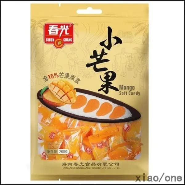 Эксклюзивные жевательные конфеты из манго 200г от Chunguang, фирменное лакомство с Хайнаня xiaojianshangmao
