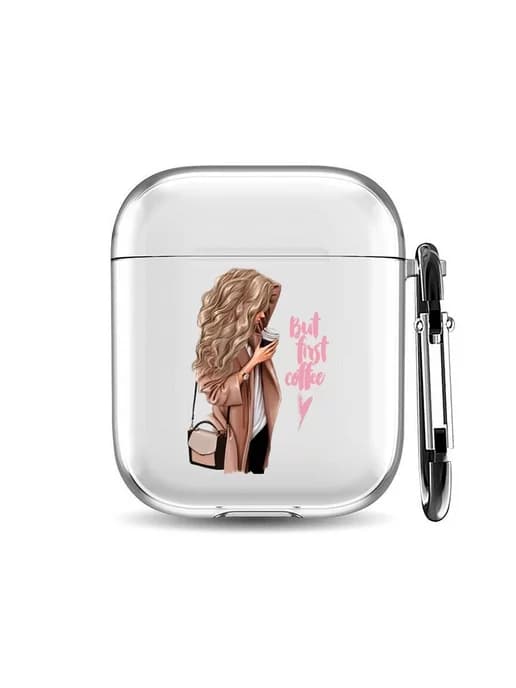 Чехол на наушники для Airpods 1 Airpods 2 с надписью
