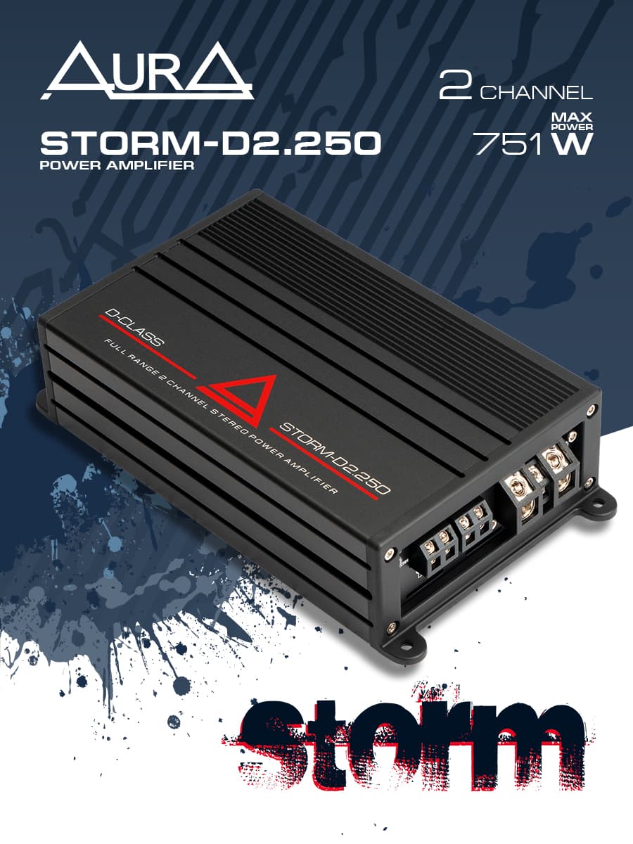 2-канальный усилитель мощности Aura STORM-D2.250