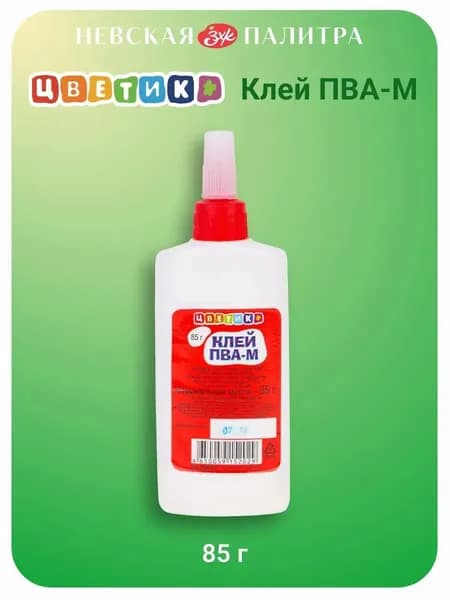 Клей ПВА-М Невская палитра Цветик, 85 г 7596353