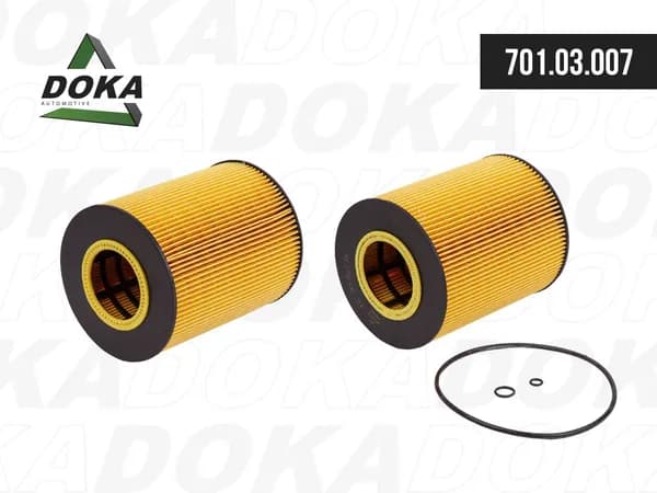 DOKA Фильтр масляный бумажный элемент H147 MAN F2000, FE, TGA HU1381X 701.03.007