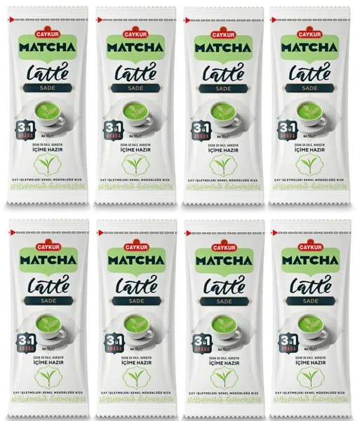 Caykur 3 в 1 Matcha Latte чай Растворимый Саде 8шт по 10г