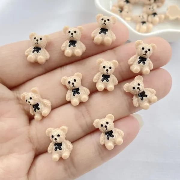30pcs Мини / Медвежонок DIY маникюрные аксессуары