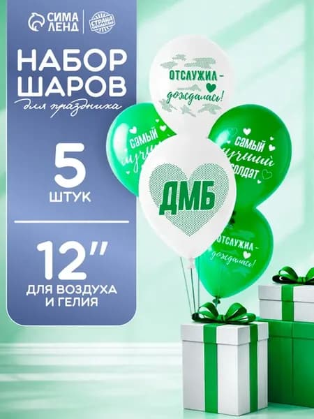 Шар воздушный Дембель 5 шт