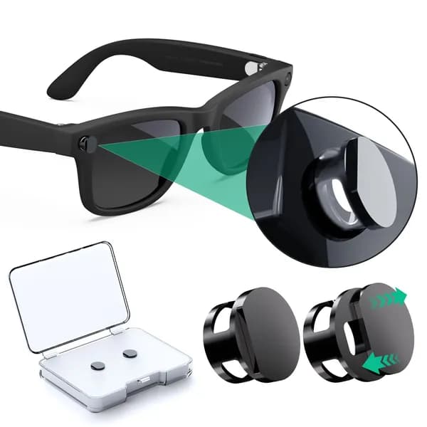 2pcs: световой экран камеры для Meta Wayfarer/Skyler/Headliner AI Intelligent Glasser