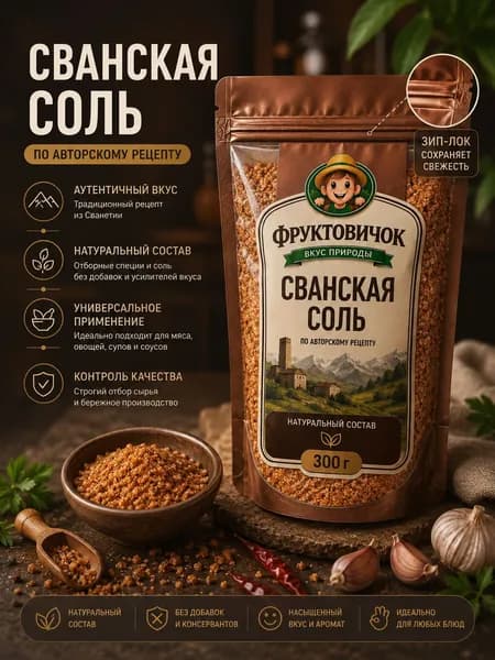 СВАНСКАЯ СОЛЬ грузинская приправа, специи приправы и пряности вкусы со всего мира 300 гр