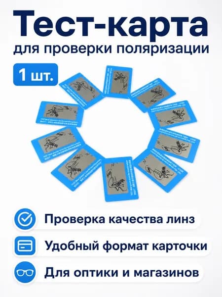 Тестер для очков. Проверка поляризации и защиты от синего света в компьютерных очках