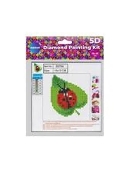 Norimpex Набор для алмазной мозаики, Божья коровка, 15x15 см