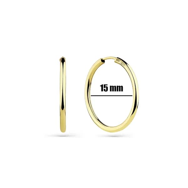 Серьги из лимонного золота DIAMANT-ONLINE 585 пробы