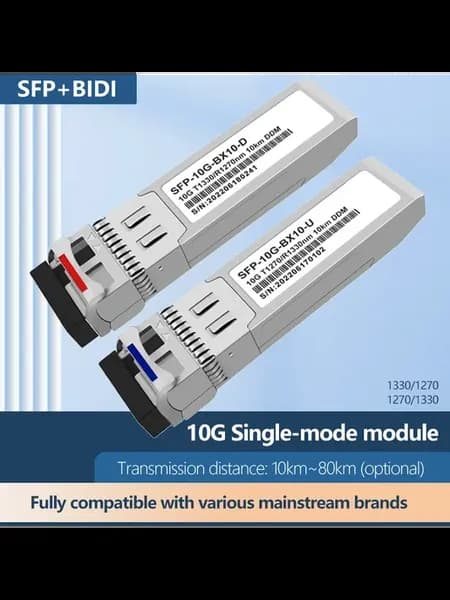 SFP-10G-BX10-BX80 10G BIDI оптический трансивер