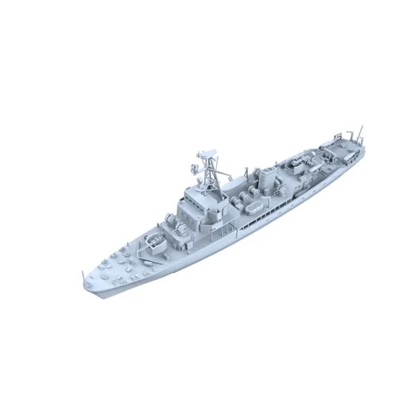 Военная модель, масштаб 1:700 советский тральщик проекта 254К (тип Т-43, ватерлиния)