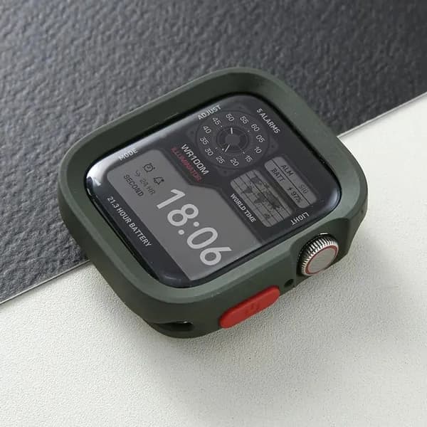 Защитный силиконовый чехол для корпуса часов Apple Watch 42 mm, бампер на Апл Вотч 10/11