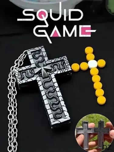 Крест Таноса из Игры в кальмара 3 / Подвеска игрока