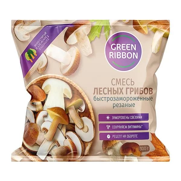 Смесь Green Ribbon лесных грибов 300г