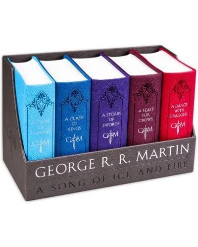 A Game of Thrones (Song of Ice and Fire Series) Set of 5 books / Игра Престолов подарочный набор книг | Мартин Джордж Рэймонд Ричард