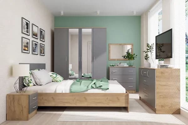 Диал Комплект мебели для спальни , сп. место 160х200 см