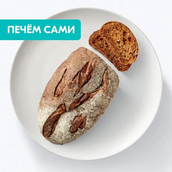 Хлеб деревенский солодовый с семенами льна 280 г, из пекарни Ozon fresh