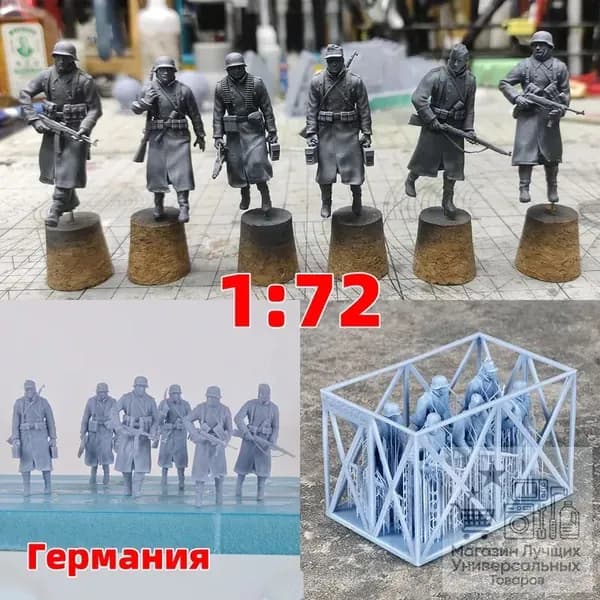 Cor 1/72 сборная модель солдат