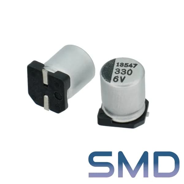 330мкФ 6,3В / SMD / 6,3x8 / 105 С / конденсатор электролитический (5шт)