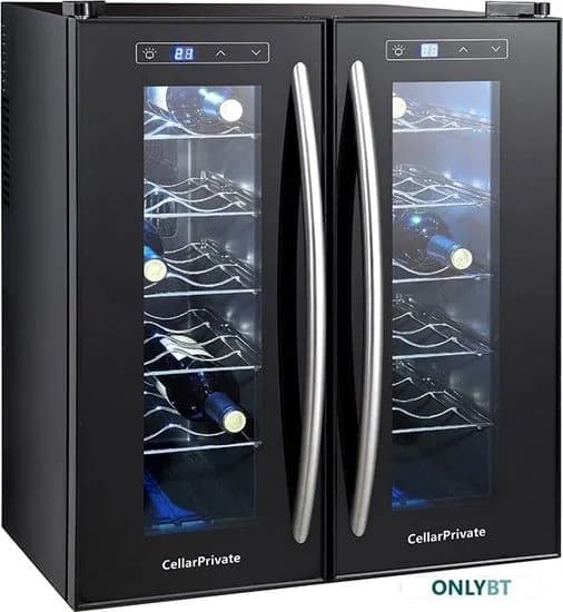 Винный шкаф Cellar Private CP024-2T черный