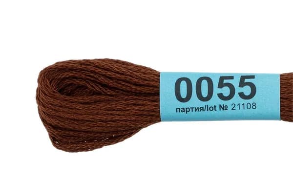 Мулине Gamma 0055 шоколадный 1 моток