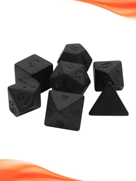 Набор из 7 акриловых ролевых игральных костей