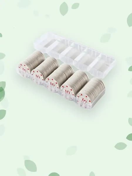 100 шт. Пластиковые покерные фишки для счета, 10