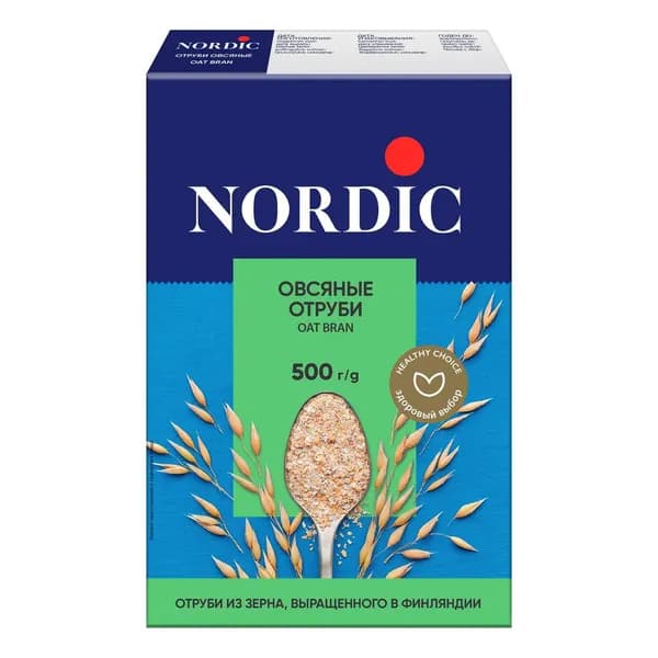 Отруби Nordic овсяные 500 г