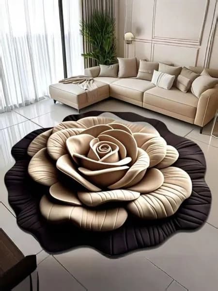 Ковер безворсовый 3Dковер 60x60 см
