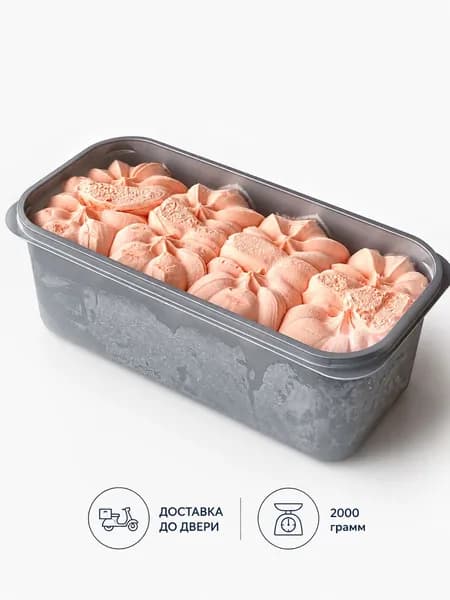 Пломбир со вкусом Персика 12%, 2000 г Чизкейк ру