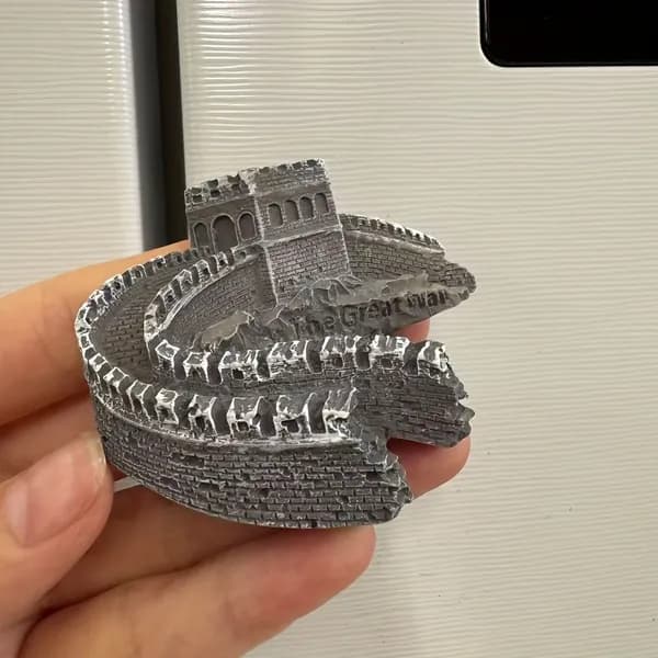 3D-декоративные наклейки для холодильника, коллекция архитектурных ориентиров Китая: Лицзян, Харбин, Макао, Пекин, Япония, Великая стена, Макао