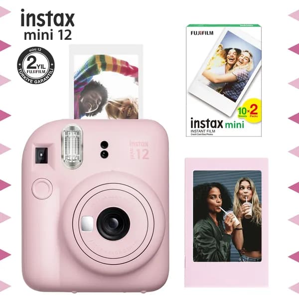 Подарочный набор - Камера Instax mini 12 рамка 20 картриджей - день святого валентина