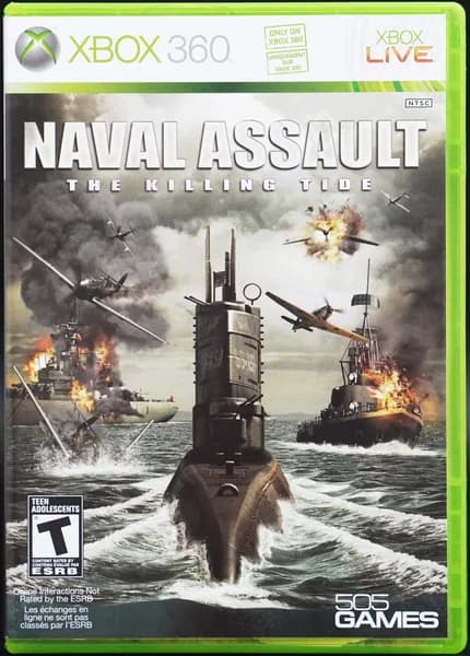 Игра Naval Assault: The Killing Tide XBOX 360 USA