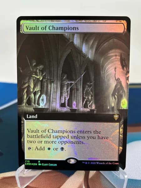 Магия сбора прокси-карт Высококачественные нефольговые карты Vault of Champions #715 фольга