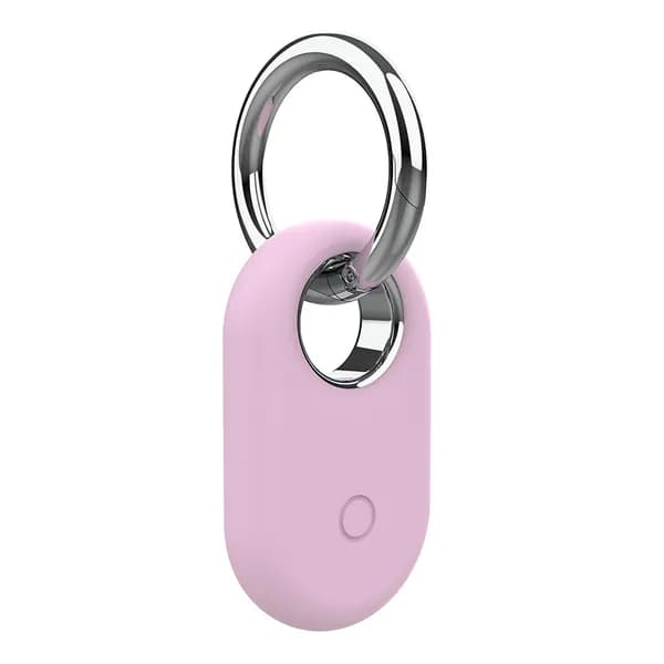 Силиконовый чехол для Samsung Galaxy SmartTag2 с металлическим кольцом
