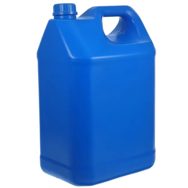 Пластиковая герметичная ёмкость для жидкостей 10 литров из hdpe с крышкой синего цвета