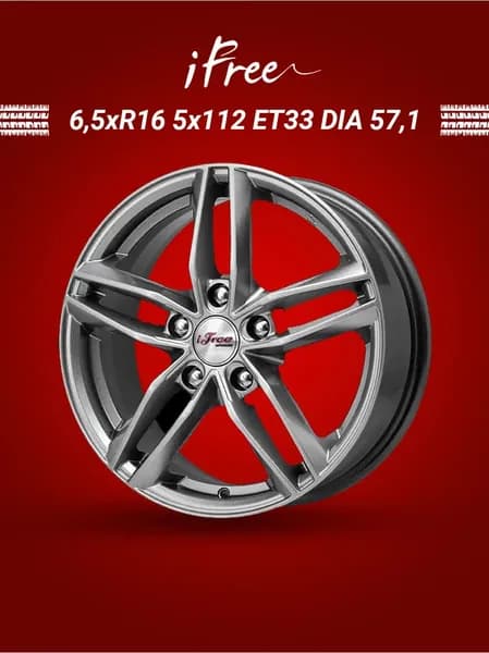 iFree Moskva Колесный диск Литой 16x6.5" PCD5х112 ET33 D57.1