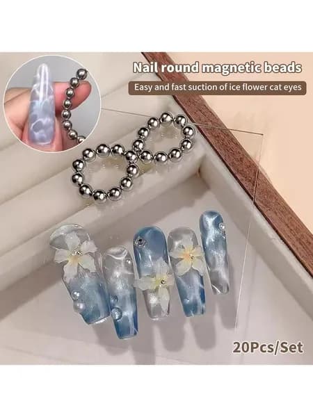 Круглые сферические магнитные бусины