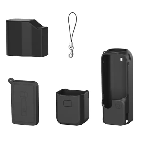 Чехол из силикона для DJI Osmo Pocket 4P в комплекте из четырёх элементов
