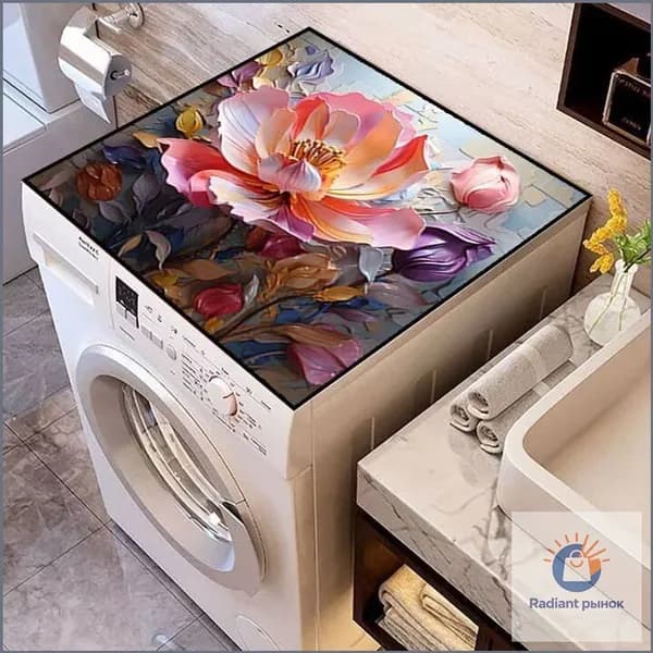 Коврик для ванной котики 60x60 см