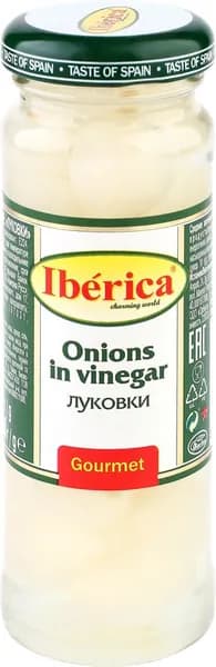 Луковки консервированные IBERICA Gourmet, пикантные, 100г