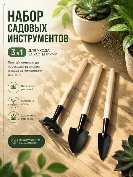 Набор садовых инструментов,3шт